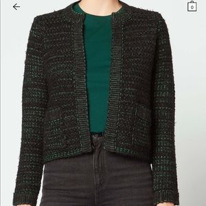Sandro tweed cardigan